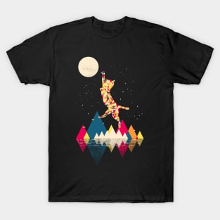 Abstract Cat T-Shirt